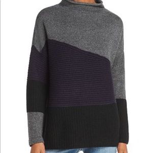 French connection small color block sweater